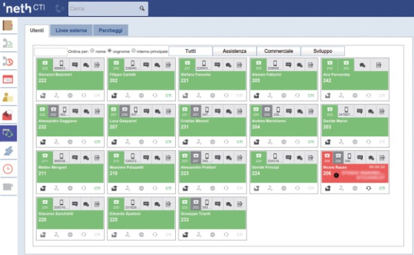 NethVoice CTI Presence Panel