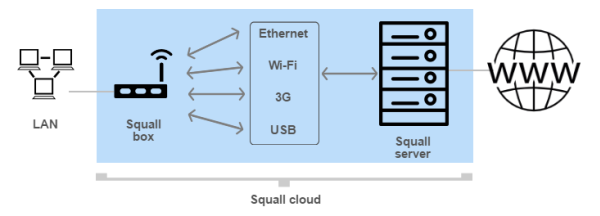 How Squall Cloud Service Works