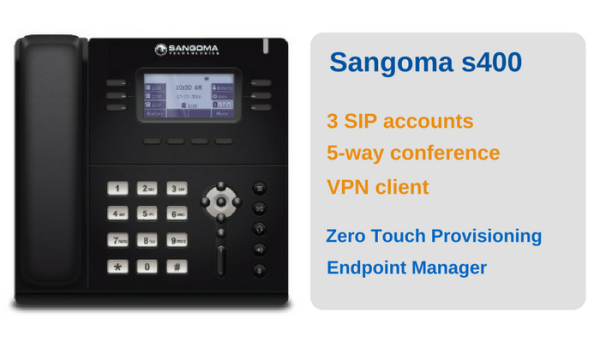 New Sangoma VoIP Phone S400