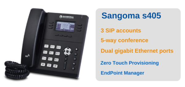 New Sangoma VoIP phone - s405