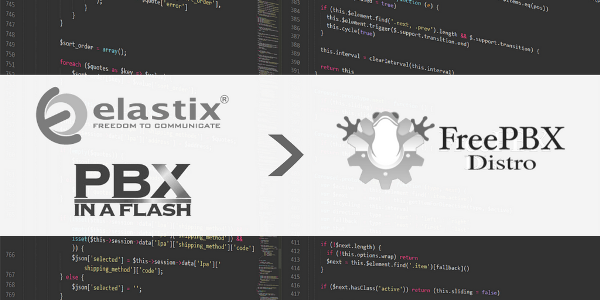 How to convert Elastix and PBXinaFlash into FreePBX Distro