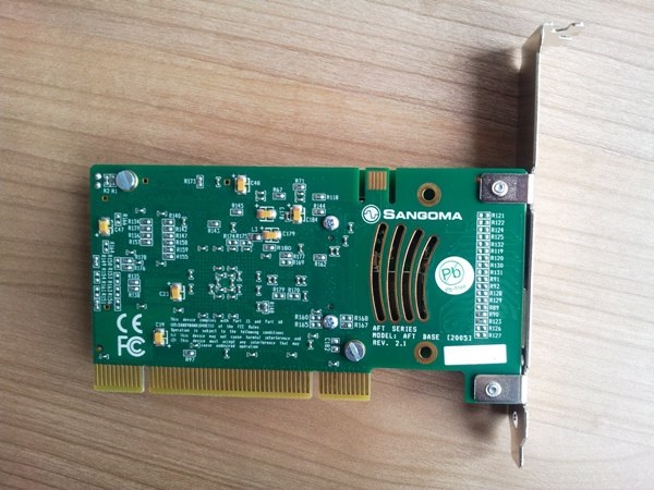 A101D PCI card top view