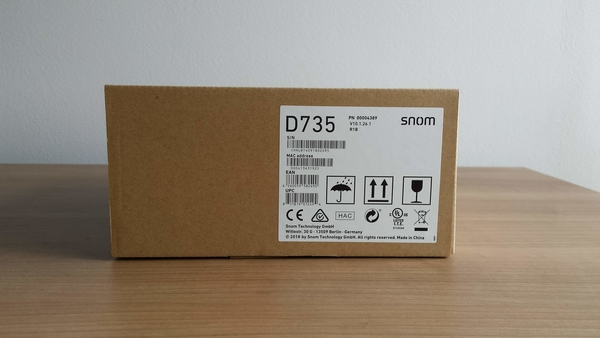 Unboxing Snom D735 IP phone