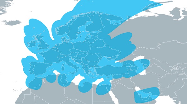 Ka Sat Coverage Map